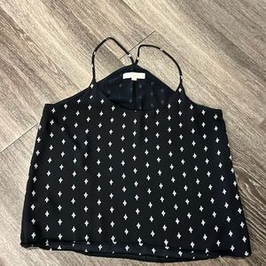 Beautiful LOFT dressy cami with racer back, L